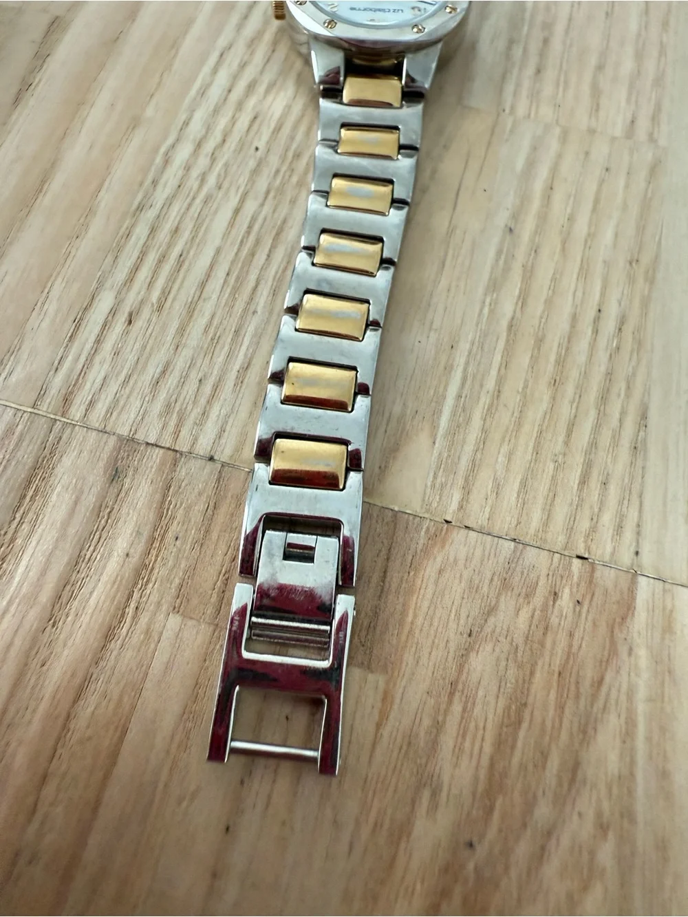Liz Claiborne ladies two toned watch NEW BATTERY